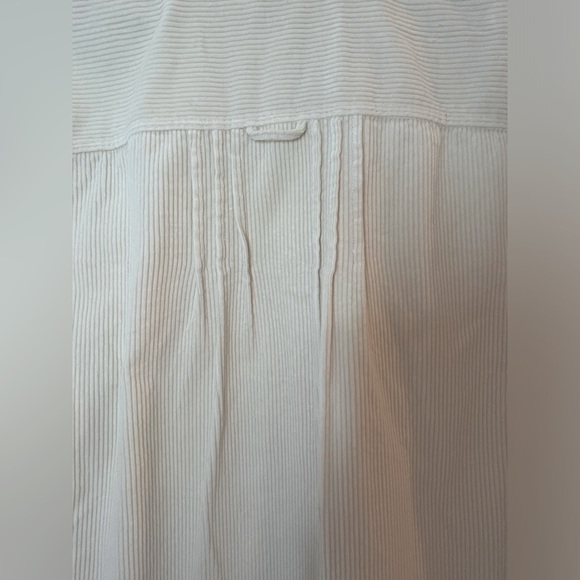 MADEWELL Mini Shirtdress, Corduroy, White/Cream, XXS - Picture 12 of 13